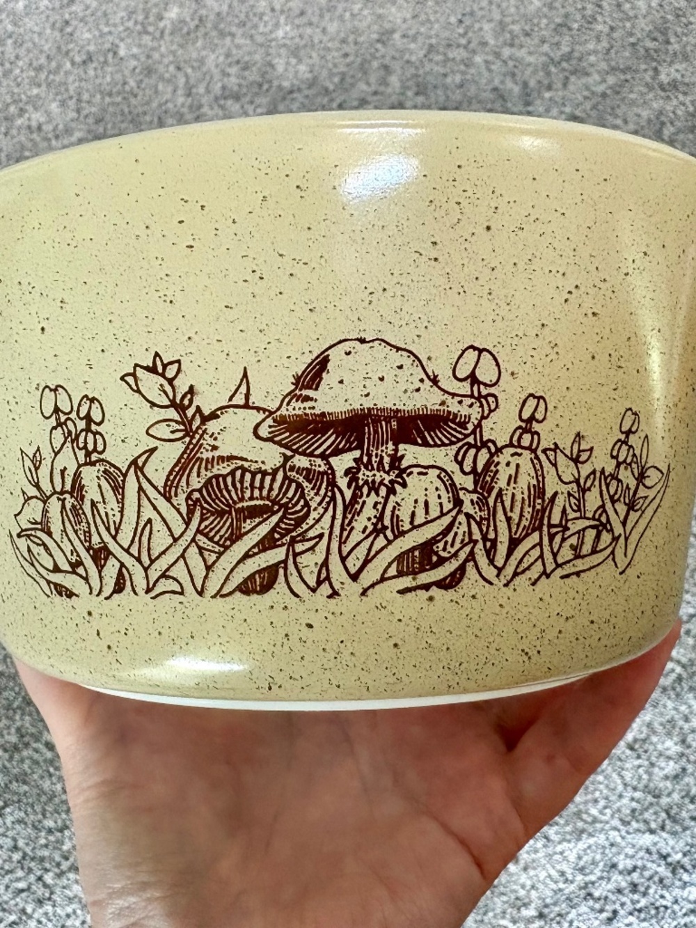 Vintage Pyrex Forest Fancies Mushroom Dish with Lid
